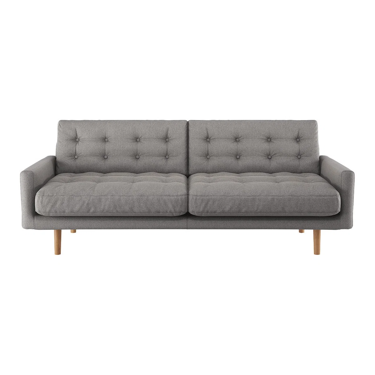 Fenner Grey FaBric 3 Seater Sofa, Grey – image 1