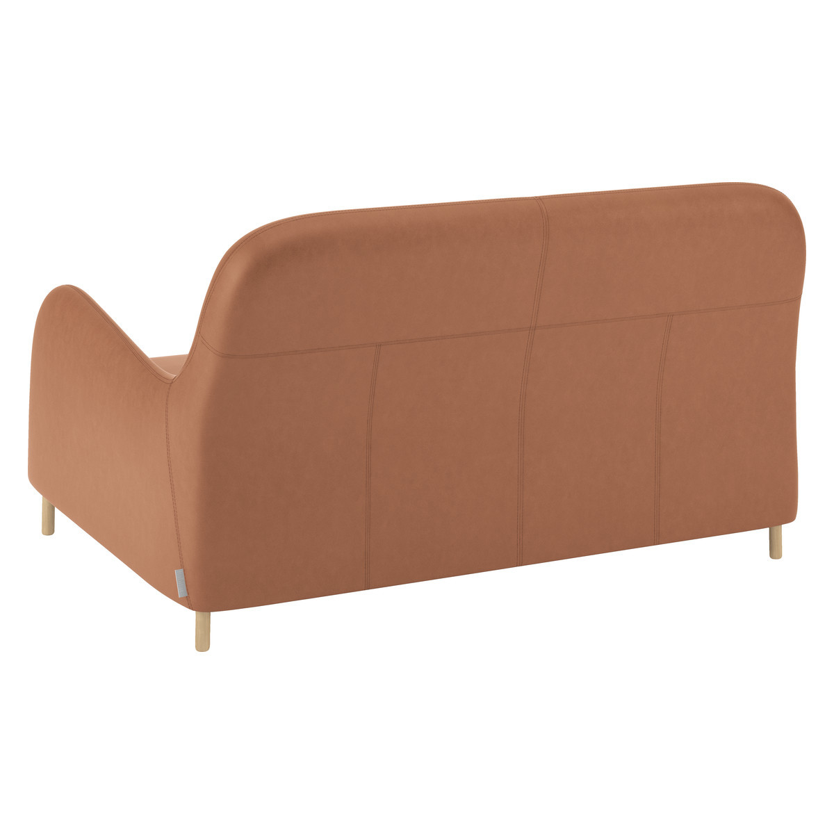 Smithfield Tan Luxury Leather 2 Seater Sofa, Tan – image 4