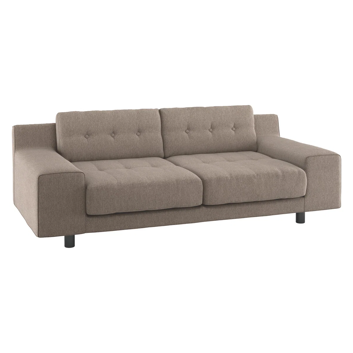 Hendricks Natural FaBric 3 Seater Sofa, Natural – image 3