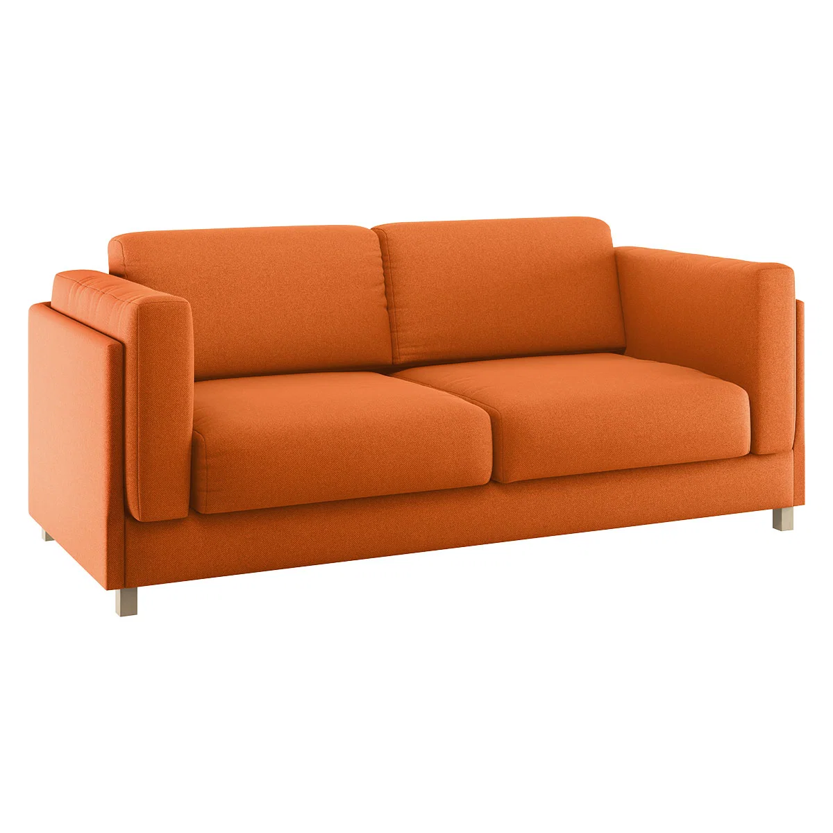 Colombo Orange FaBric 3 Seat Sofabed, Orange – image 3