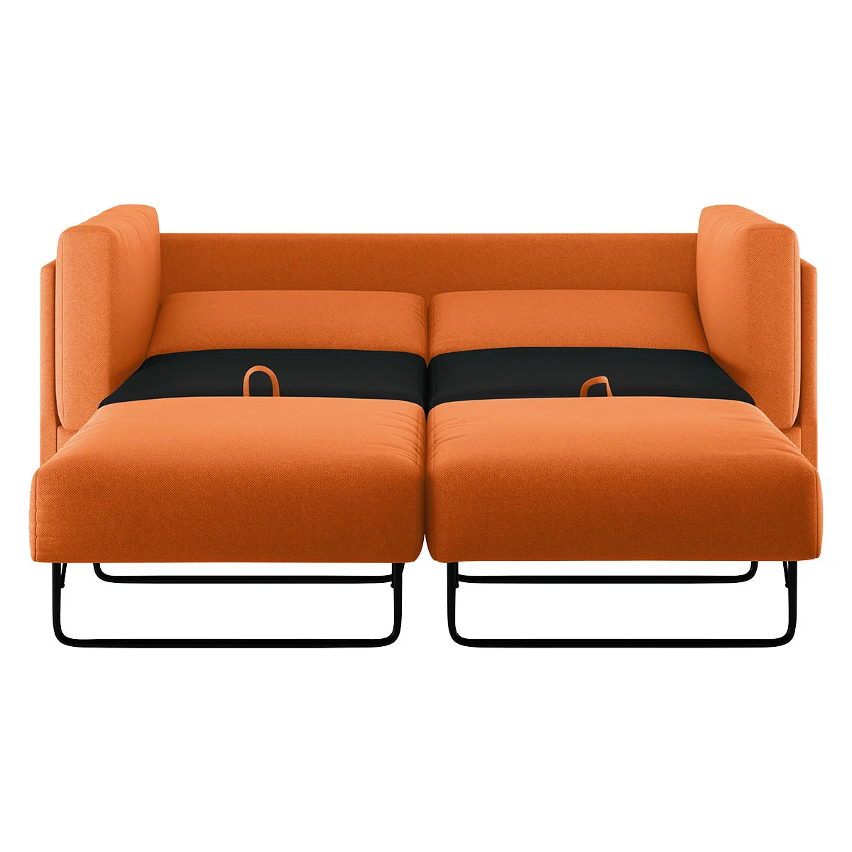 Colombo Orange FaBric 3 Seat Sofabed, Orange – image 7