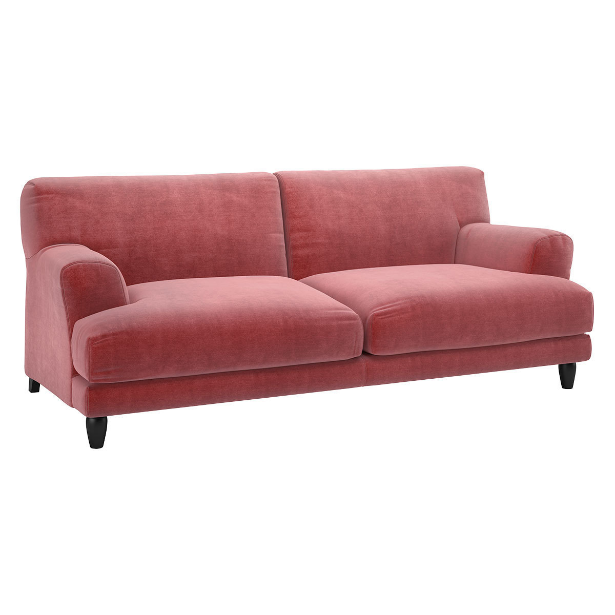 Askem Dusty Rose 3 Seater Sofa, Dusty Rose – image 3