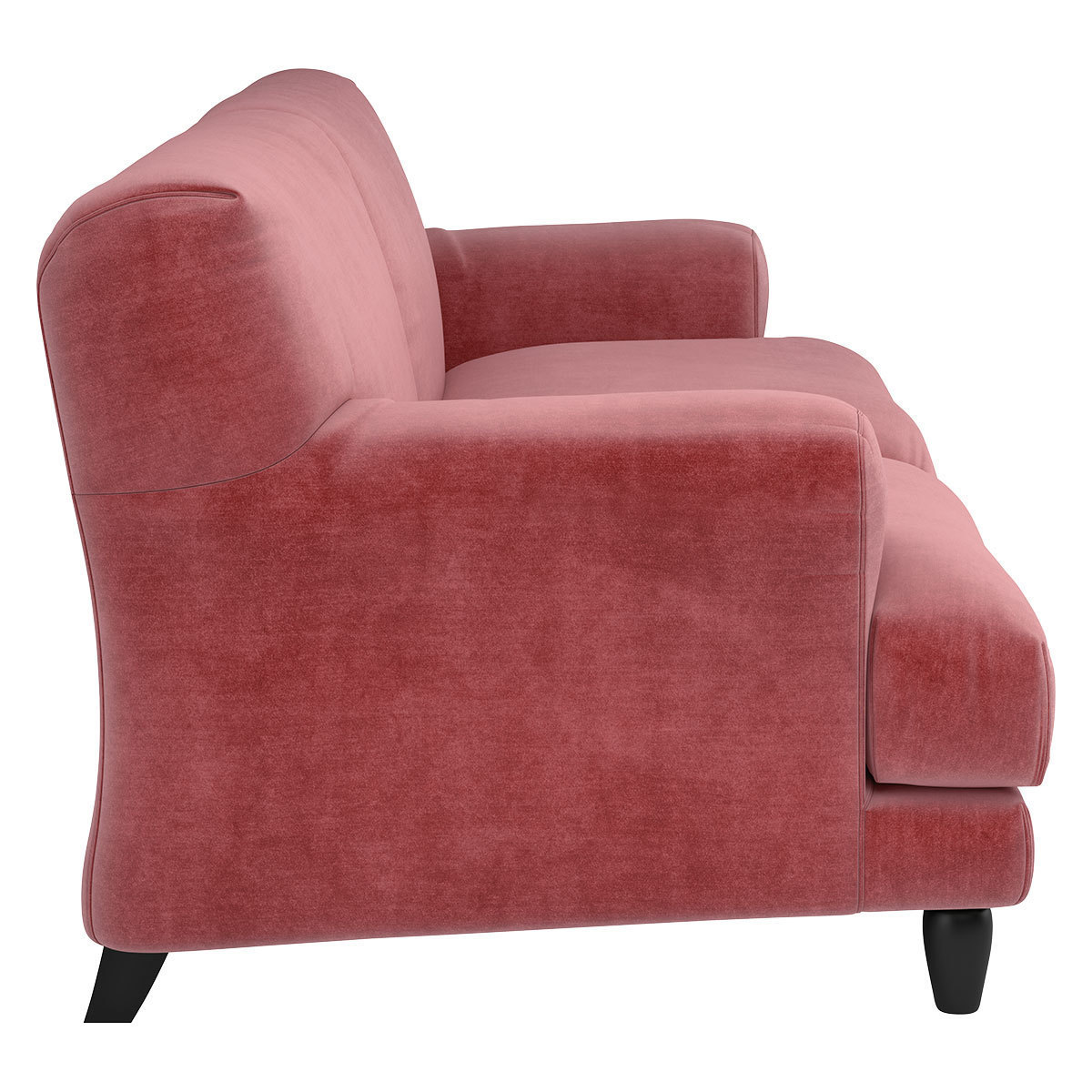 Askem Dusty Rose 3 Seater Sofa, Dusty Rose – image 4