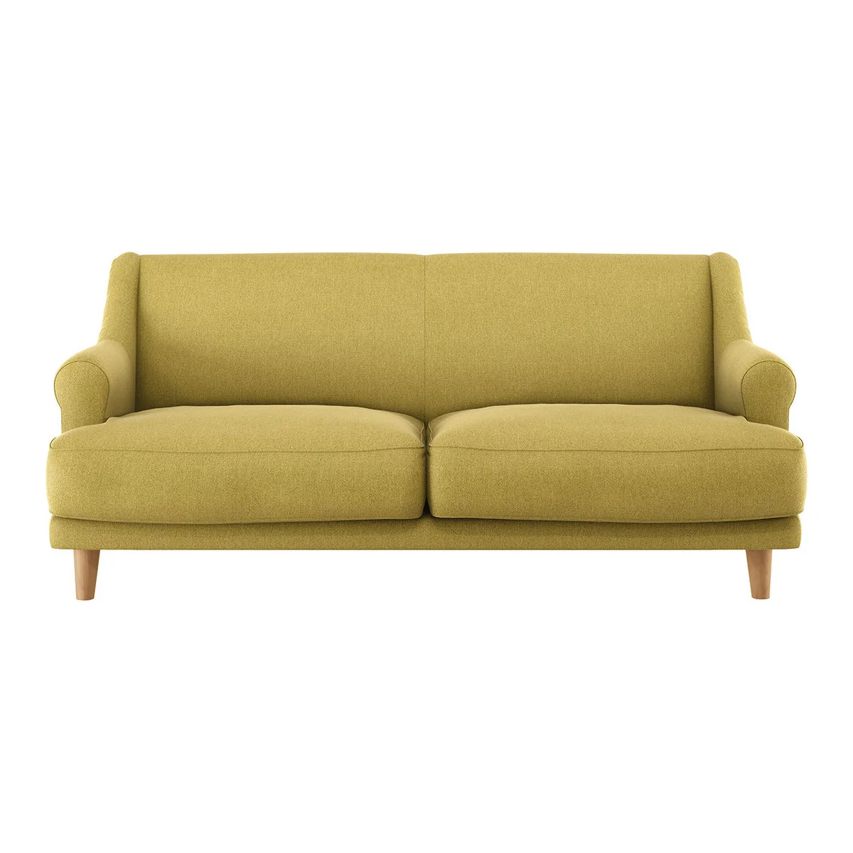 Townsend Saffron Yellow FaBric 2 Seater Sofa, Saffron – image 1
