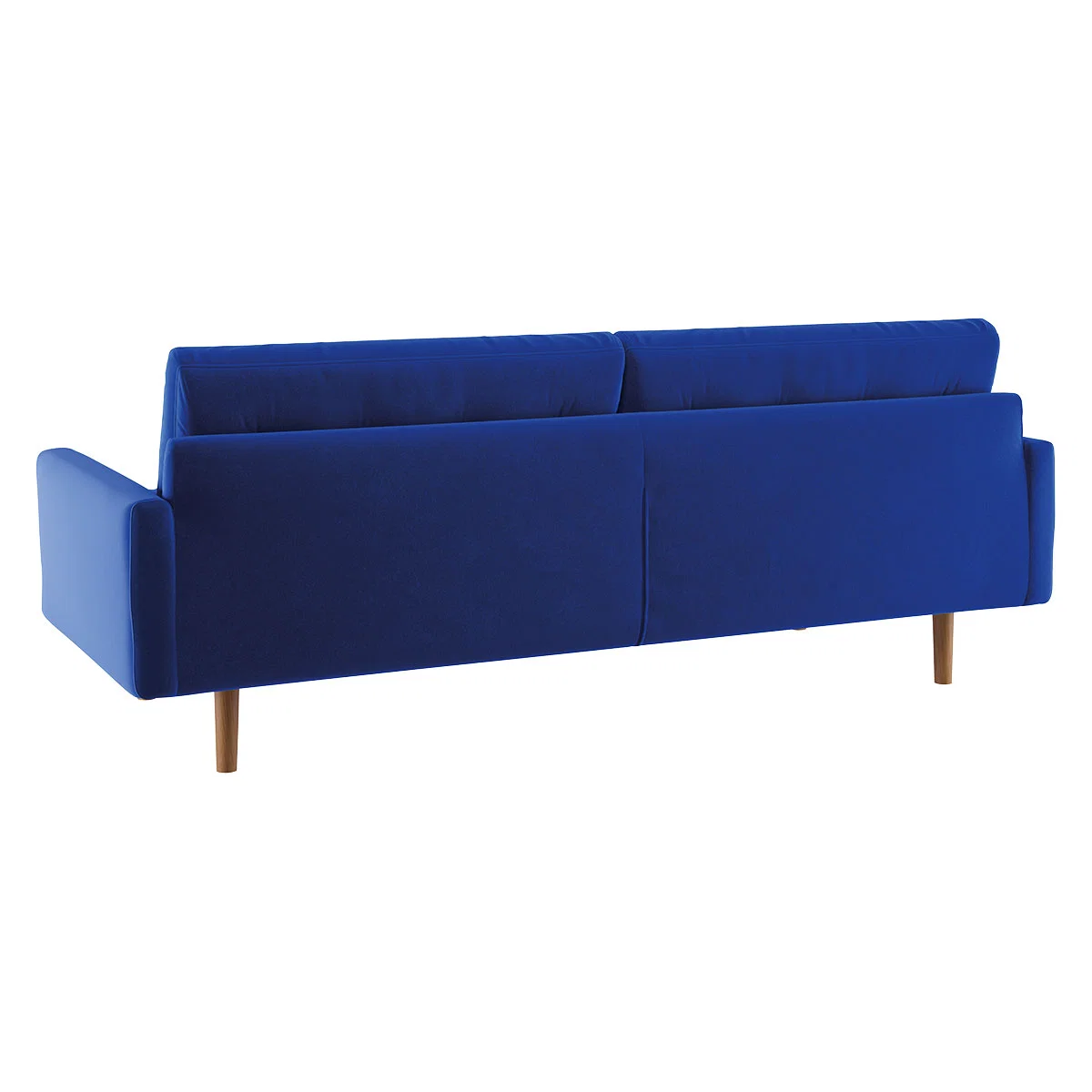 Fenner Colbalt Blue Velvet 3 Seater Sofa, Blue – image 5