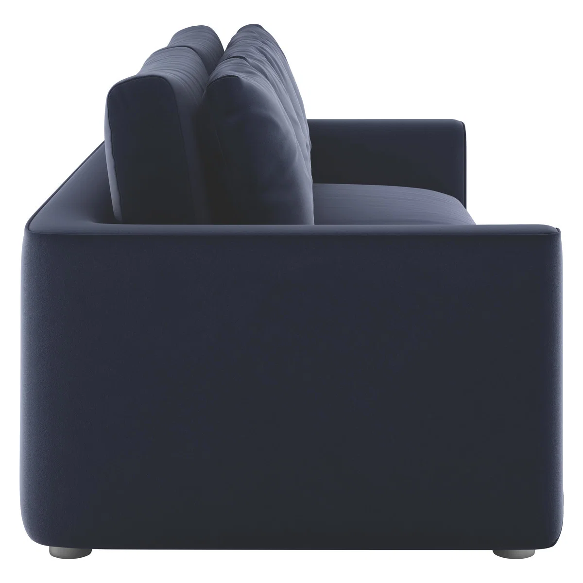Rupert Navy Blue Velvet 2 Seat Sofabed, Dark Blue – image 6