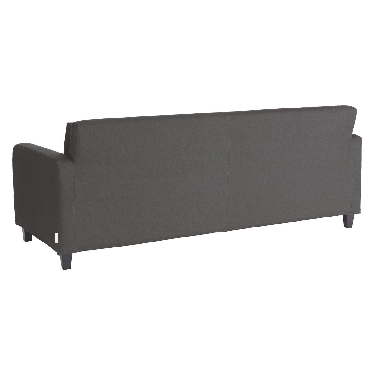 Chester Charcoal Grey FaBric 3 Seater Sofa, Charcoal – image 5