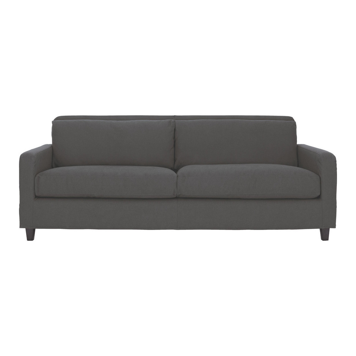 Chester Charcoal Grey FaBric 3 Seater Sofa, Charcoal – image 1