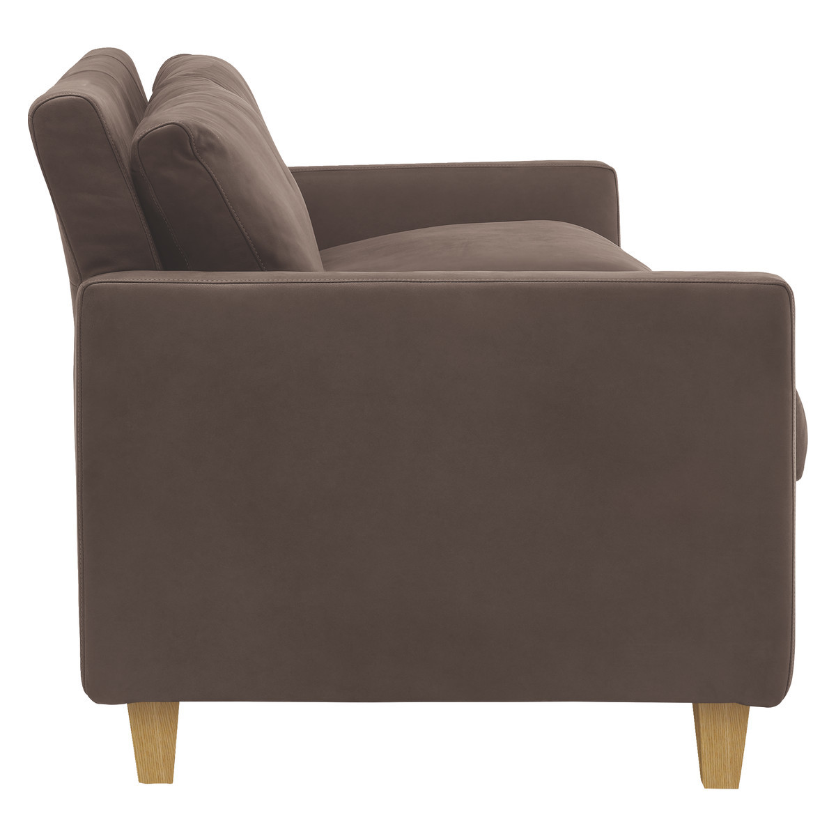 Chester Chocolate Brown Luxury Leather 2 Seater Sofa, Dark Brown – image 6