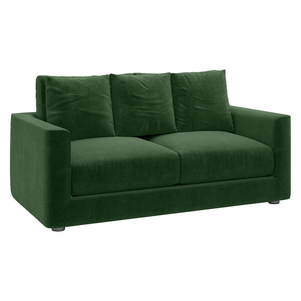 Rupert Moss Green 2 Seat Sofa, Moss Green – image 3