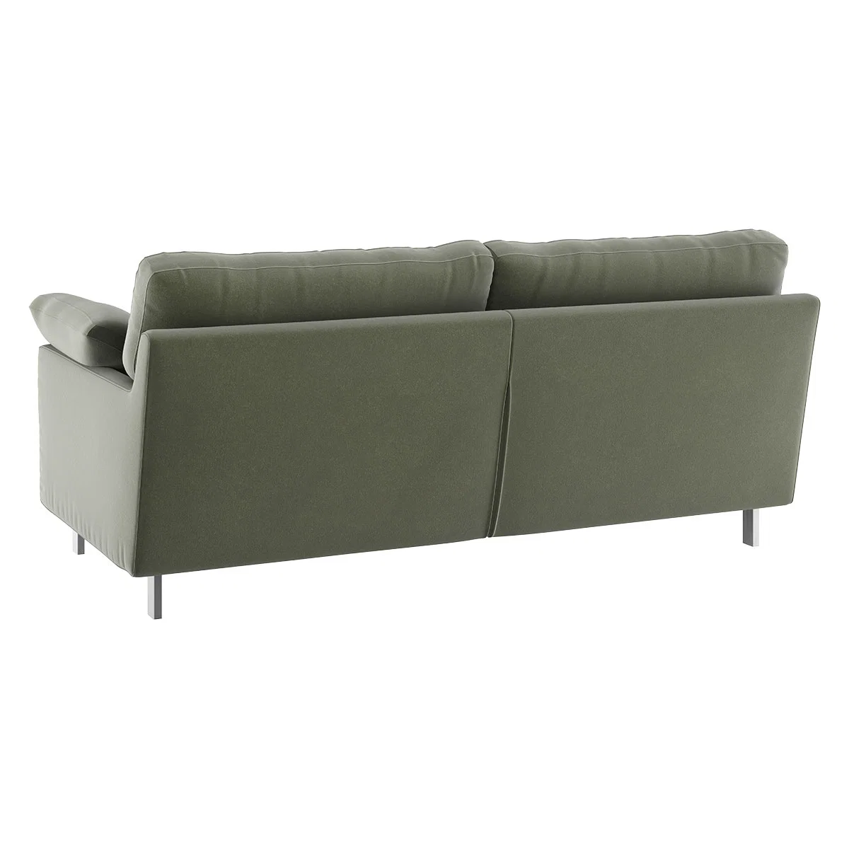 Cuscino Sage Green Velvet 2 Seater Sofa, Green Green – image 5