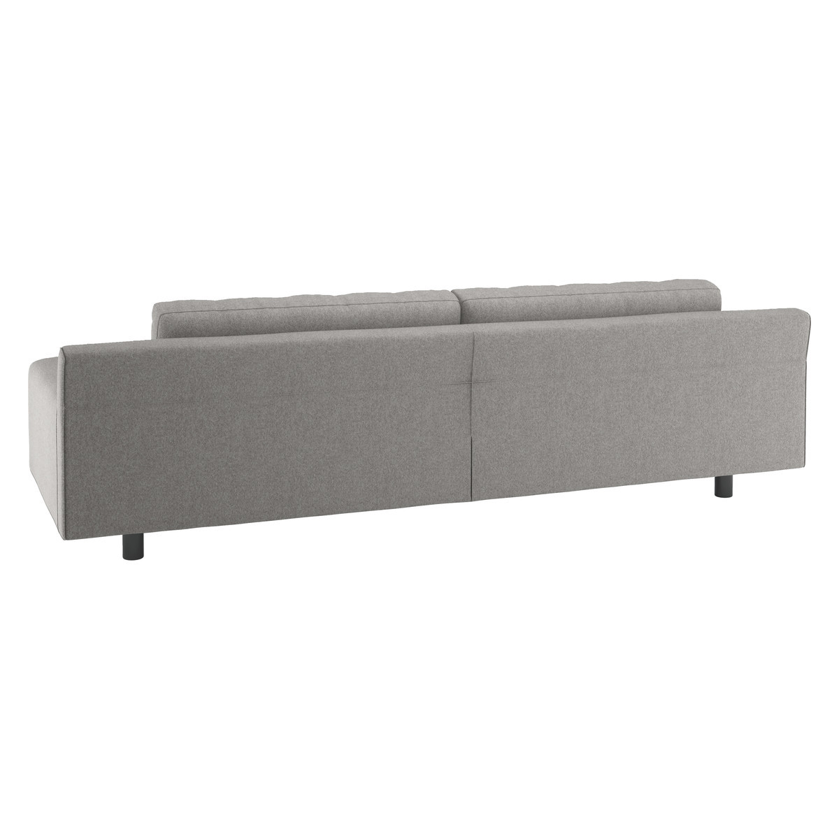 Hendricks Grey Wool 4 Seater Sofa, Grey – image 5