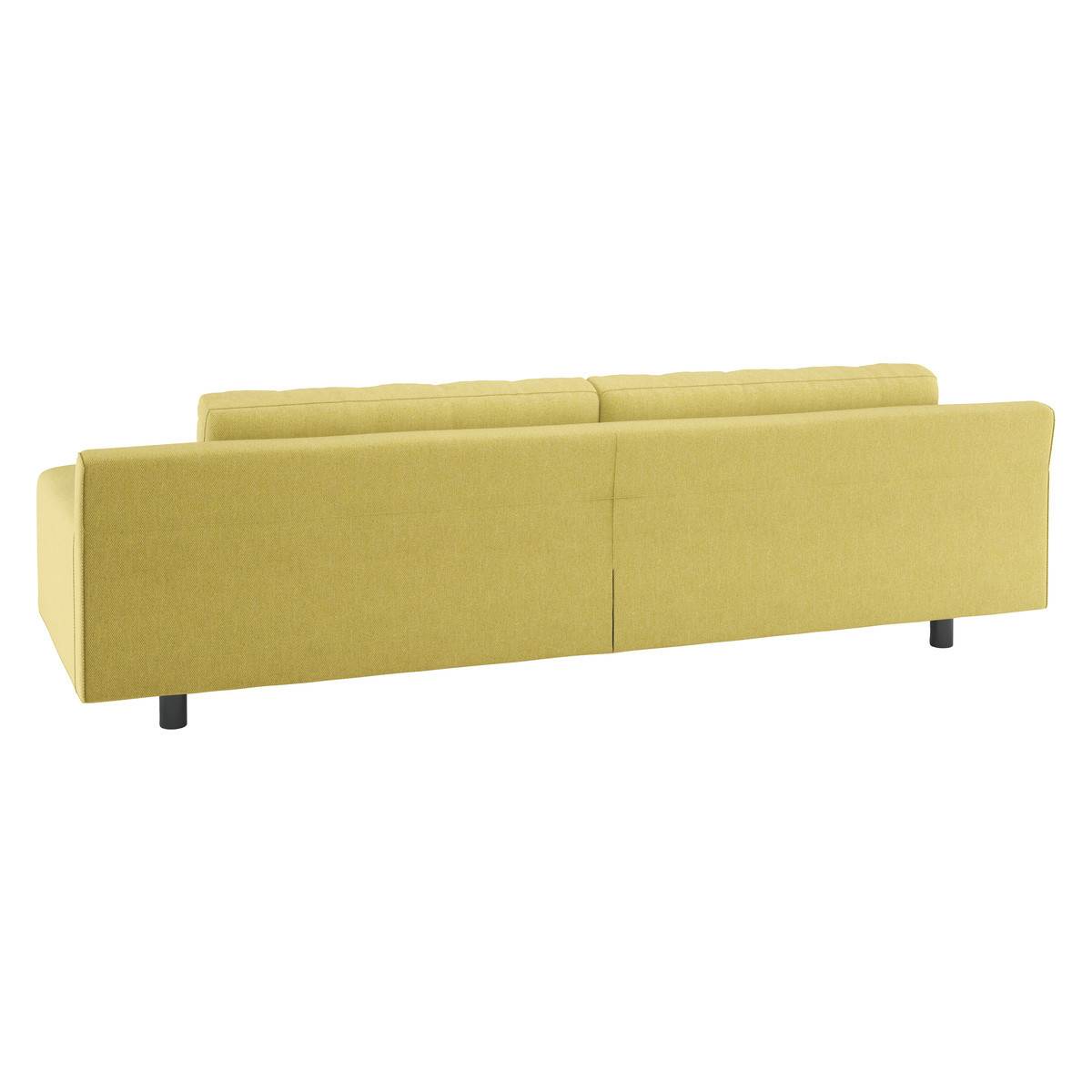 Hendricks Saffron Yellow FaBric 4 Seater Sofa, Saffron Yellow – image 7