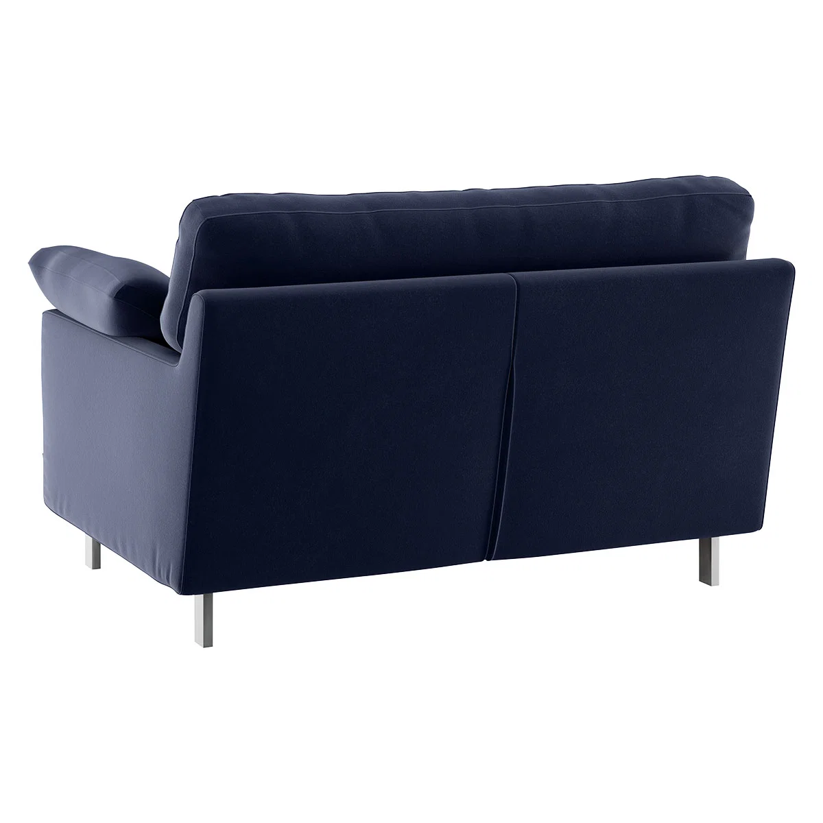Cuscino Navy Blue Velvet Compact Sofa, Dark Blue – image 5