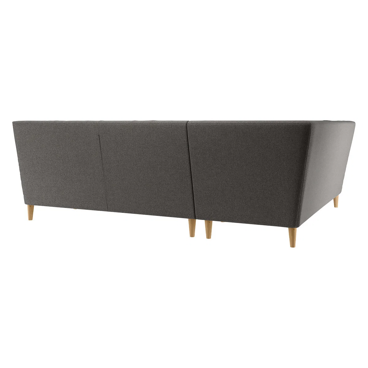Keele Charcoal Grey Wool Left -Arm Corner Sofa, Charcoal – image 5