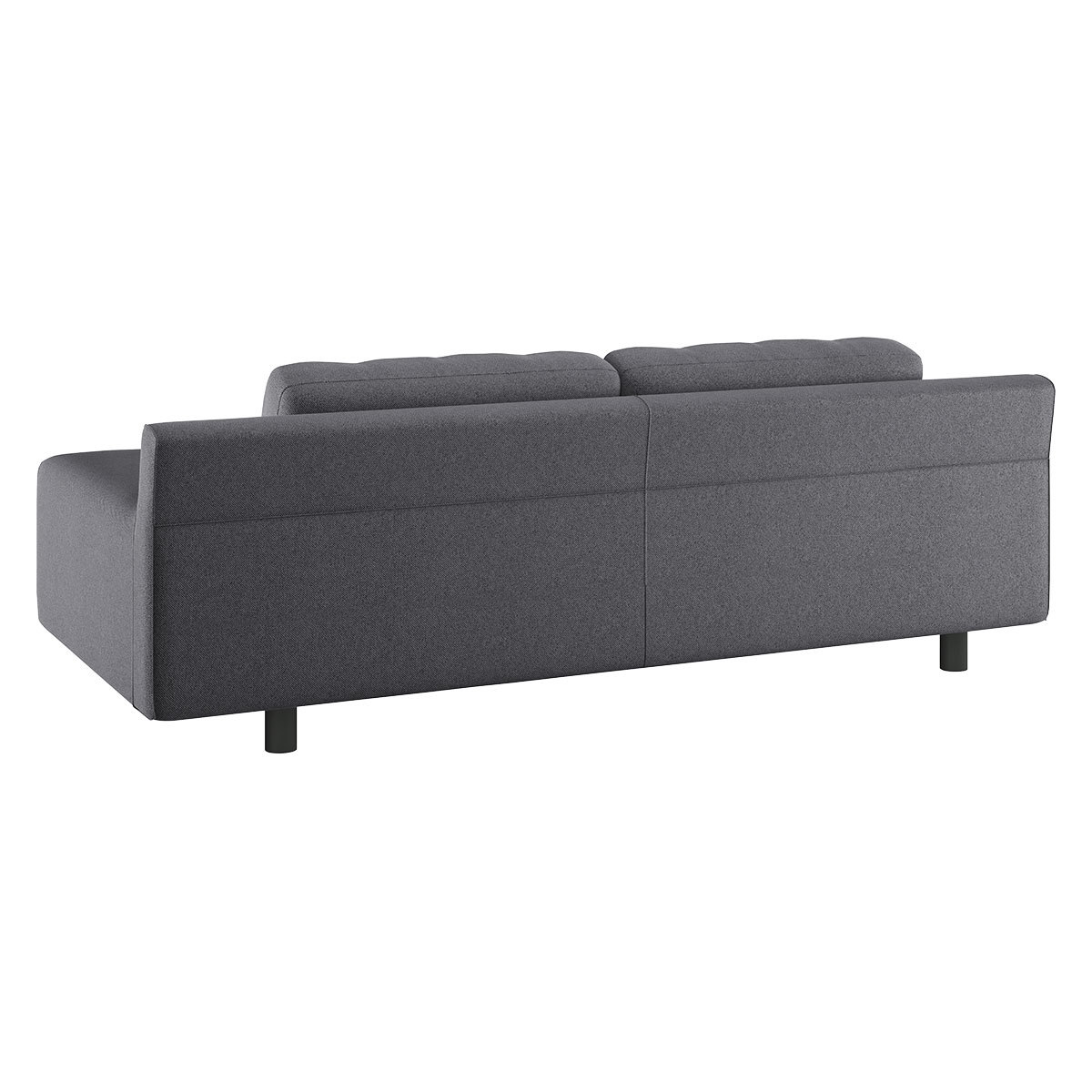 Hendricks Charcoal Grey FaBric 3 Seater Sofa, Charcoal – image 5