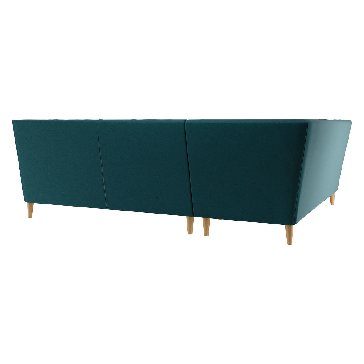 Keele Teal Green Wool Right -Arm Corner Sofa, Green – image 5