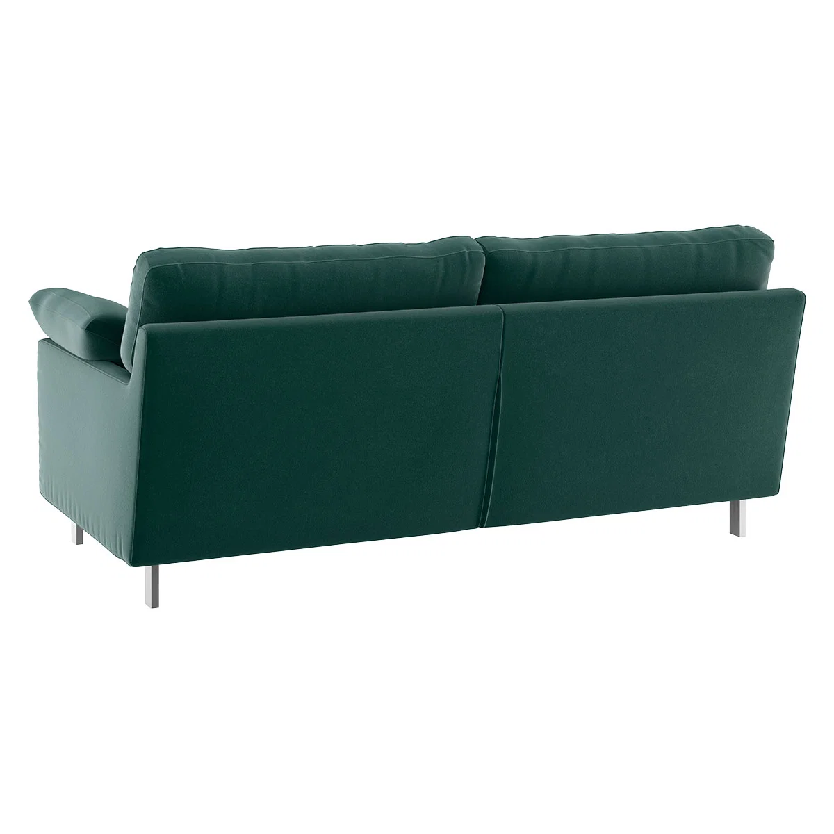 Cuscino Emerald Green Velvet 2 Seater Sofa, Green – image 5