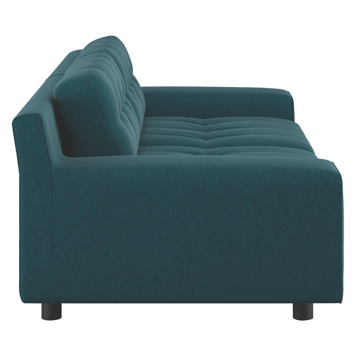 Hendricks Teal Green Tweed Wool Mix 3 Seater Sofa, Green – image 4