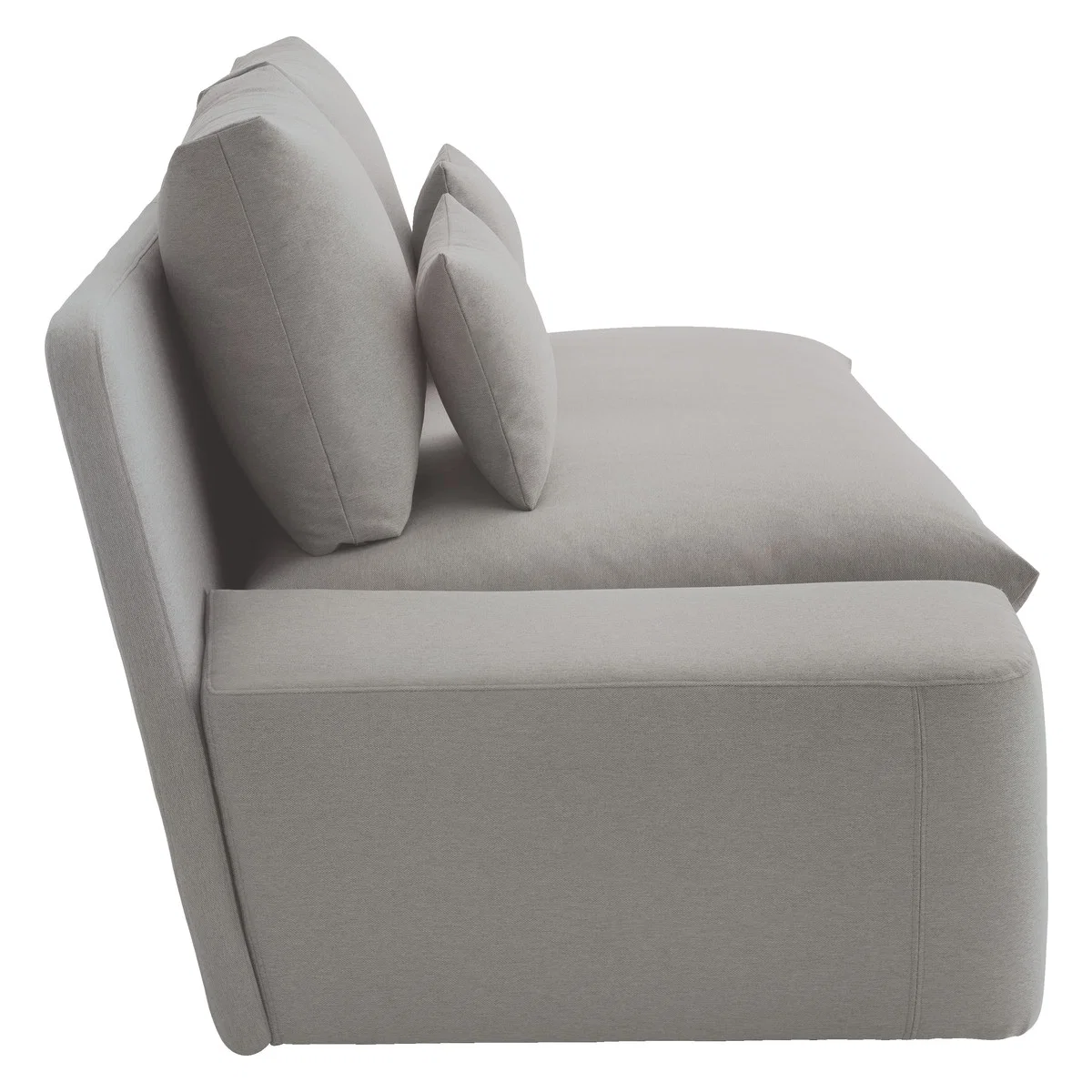Kasha Grey Acor FaBric 3 Seater Sofa, Grey – image 4