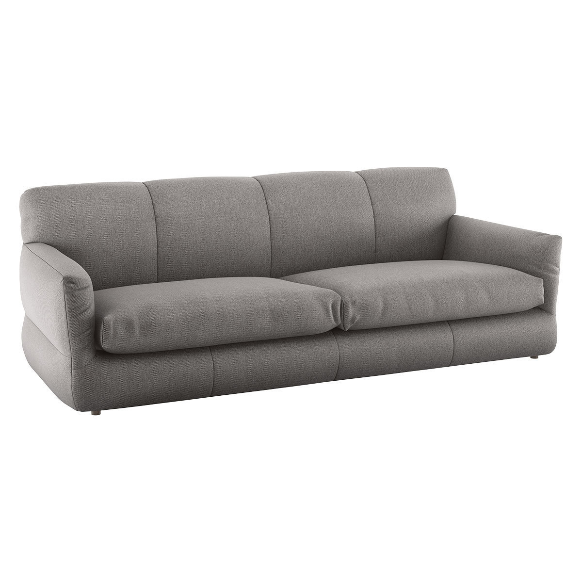 Newington Grey FaBric 3 Seater Sofabed, Grey – image 3