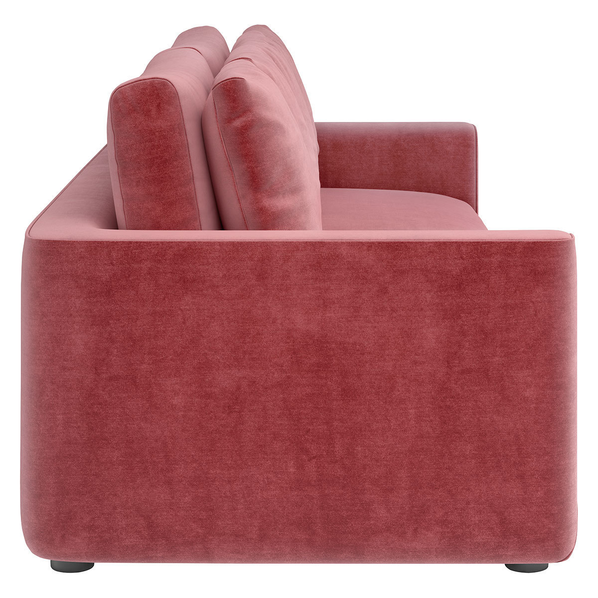 Rupert Dusty Rose 4 Seat Sofa, Dusty Rose – image 4
