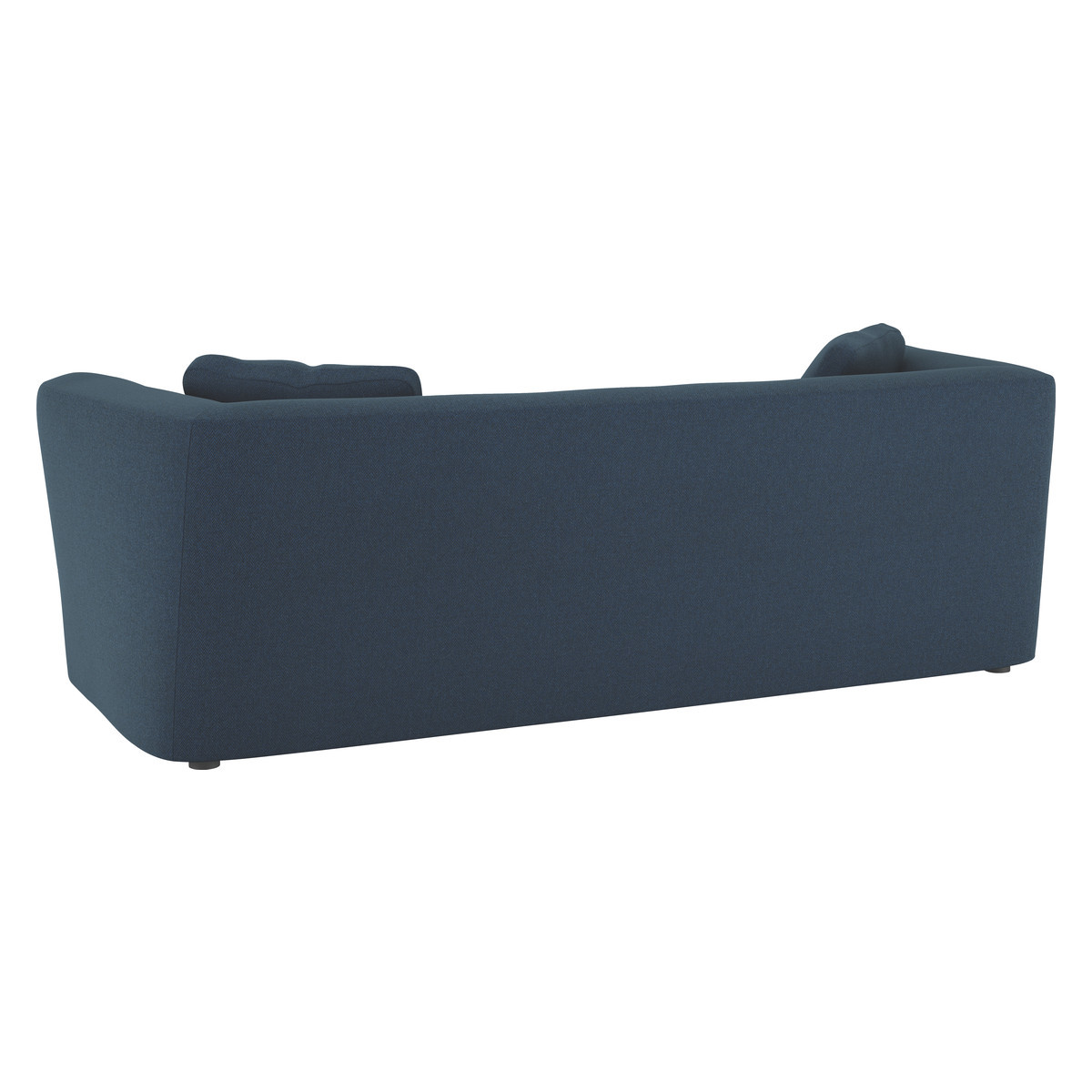 Forde Navy Blue Herringbone Wool Mix 4 Seat Sofa, Navy – image 4