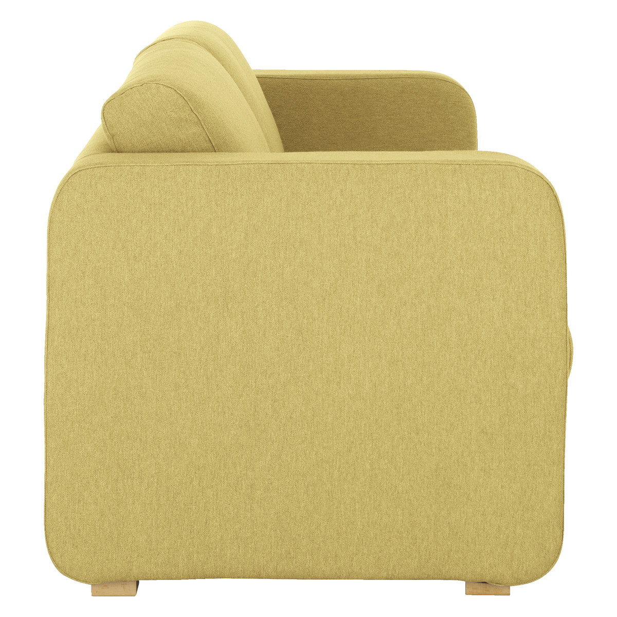 Porto Yellow FaBric 2 Seater Sofa Bed, Saffron Yellow – image 5