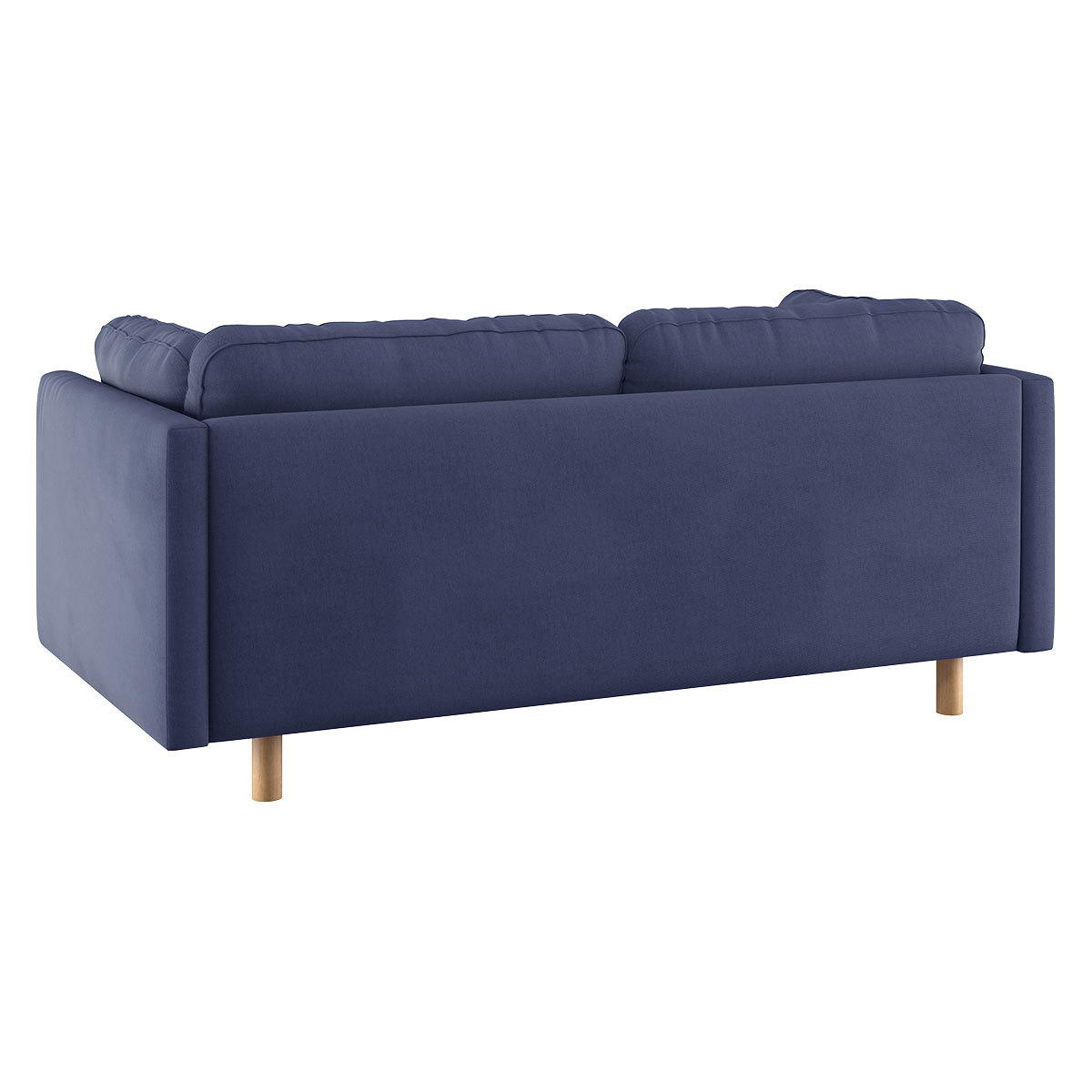 Mori Blue Cotton Blend 2 Seater Sofa, Blue – image 5