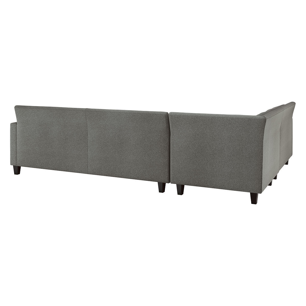 Chester Black & White FaBric Right Hand Corner Sofa, Black & White – image 4