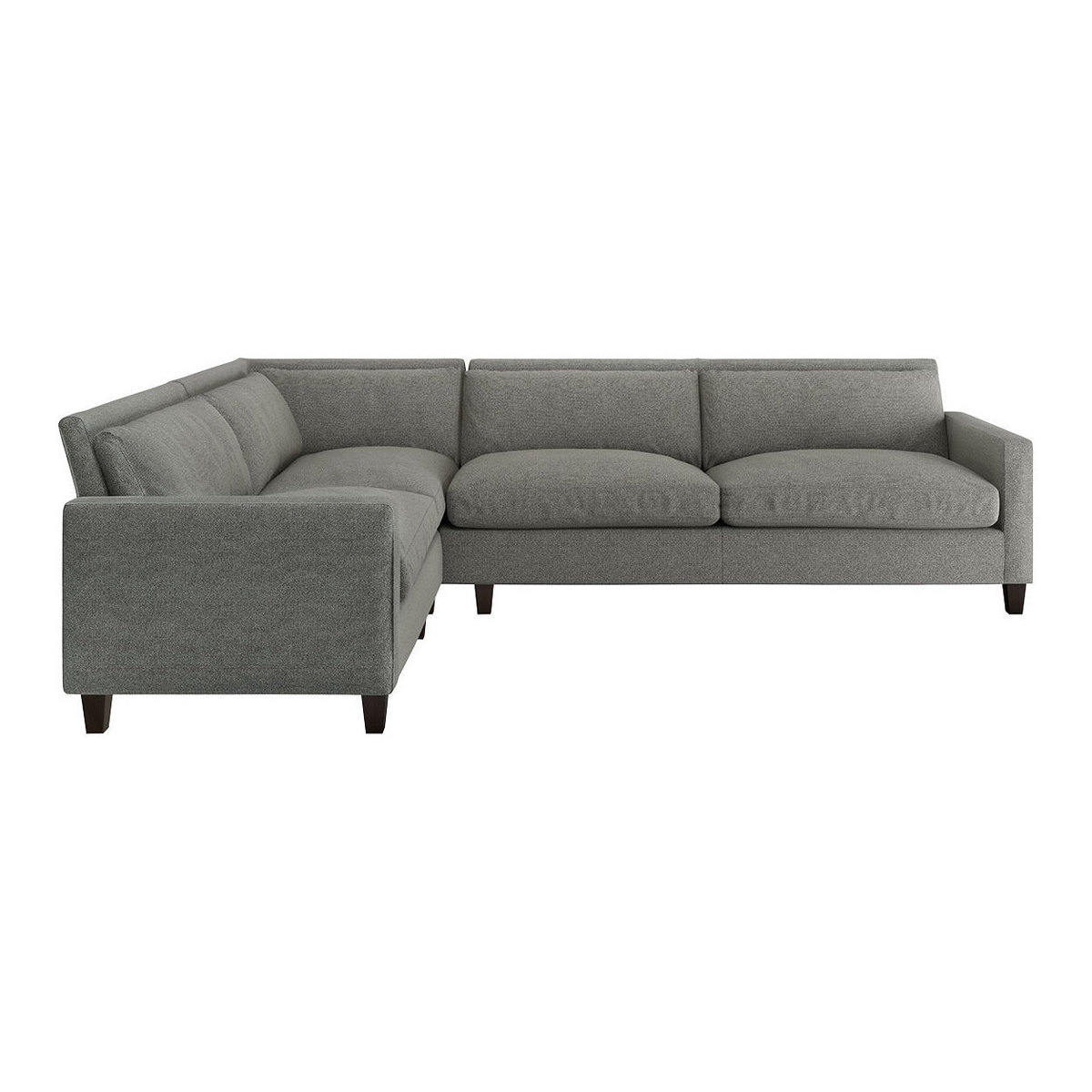 Chester Black & White FaBric Right Hand Corner Sofa, Black & White – image 1