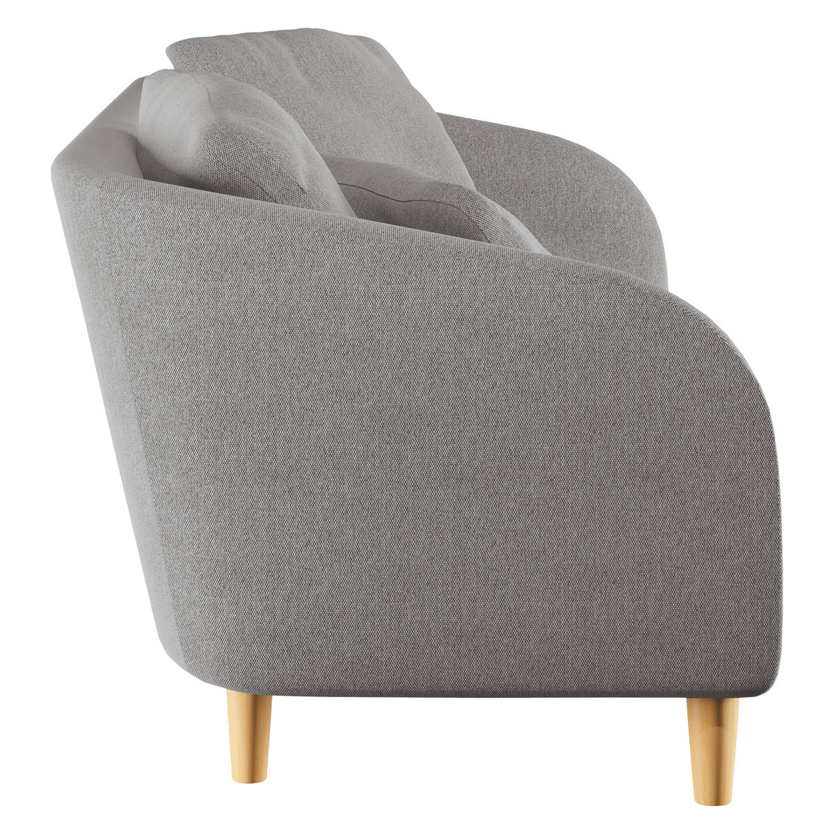 Colby Grey FaBric 2 Seater Sofa, Grey – image 4
