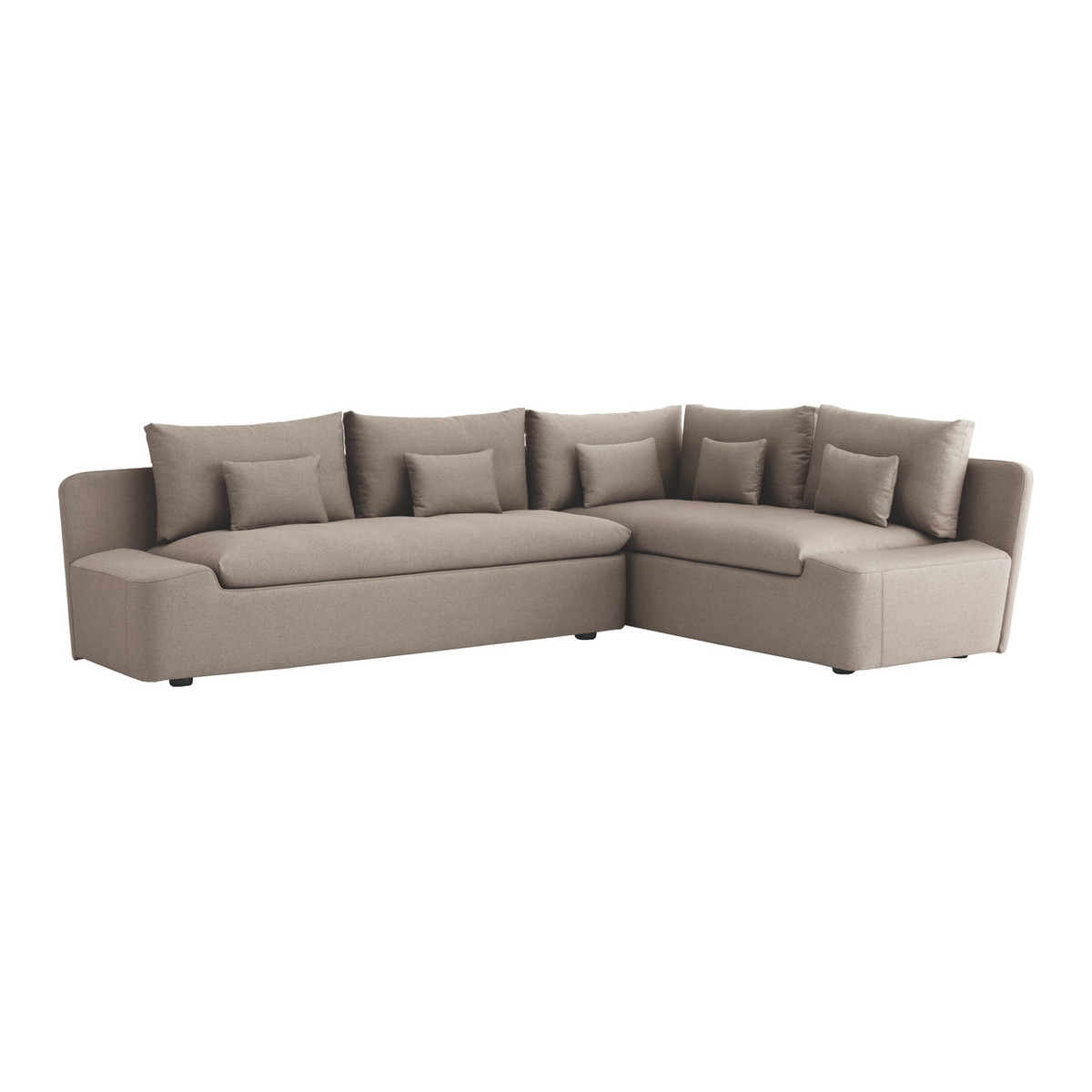 Kasha Natural FaBric Left-Arm Corner Sofa, Natural – image 1