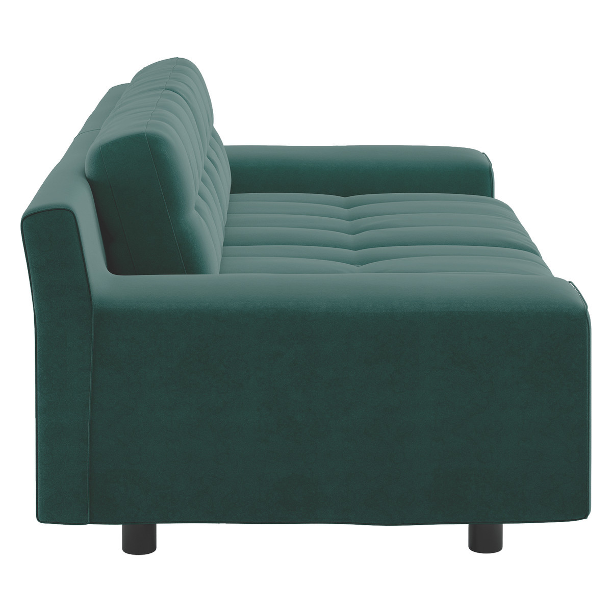 Habitat Hendricks 3 Seater Velvet Sofa - Emerald Green, Emerald Green – image 4