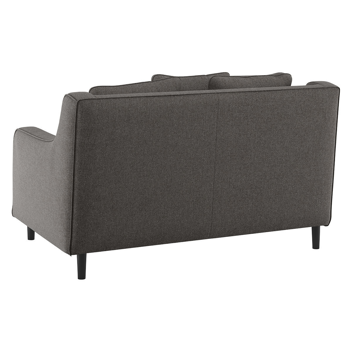 Swift Charcoal Grey Wool Loveseat Sofa, Charcoal – image 5