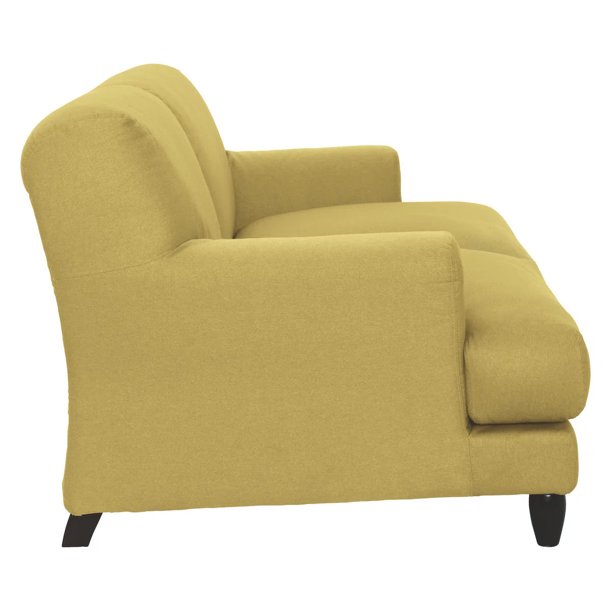 Askem Yellow Acor FaBric 2 Seater Sofa, Saffron Yellow – image 4