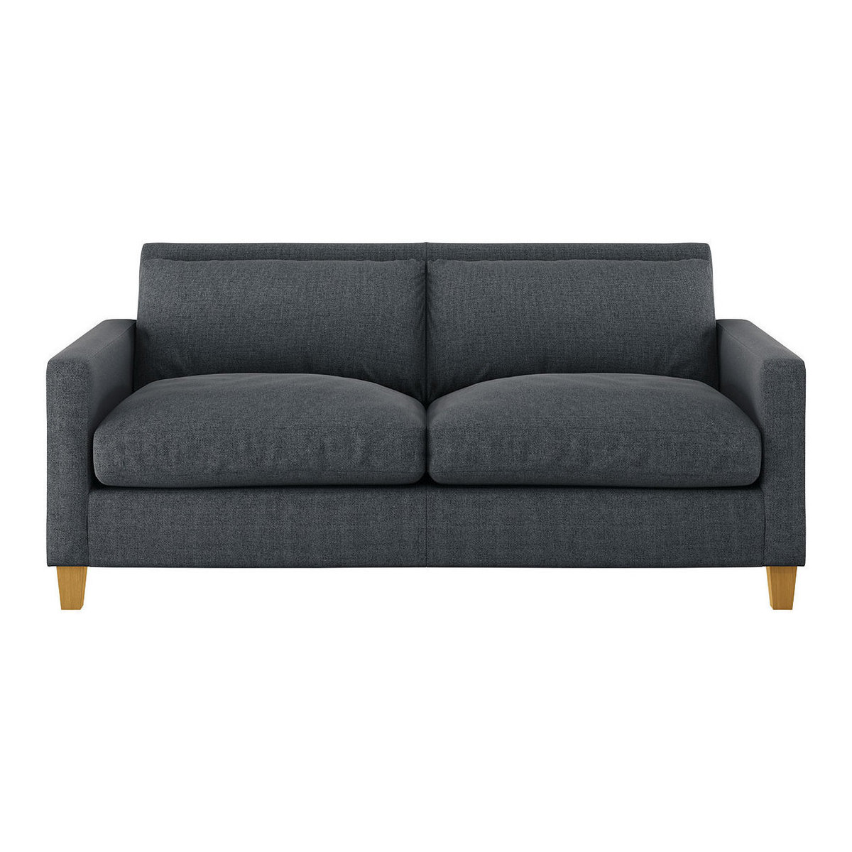 Chester Grey Textured FaBric 2 Seater Sofa, Grey – image 1