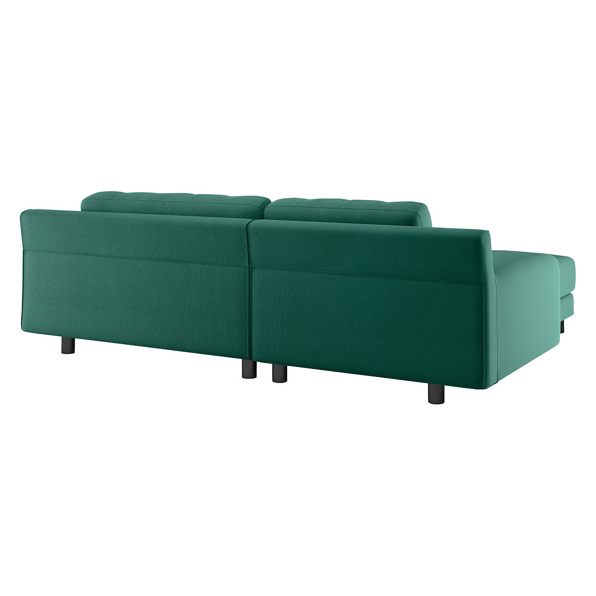 Hendricks 3 Seater Green FaBric Left Hand Chaise Sofa, Green – image 5