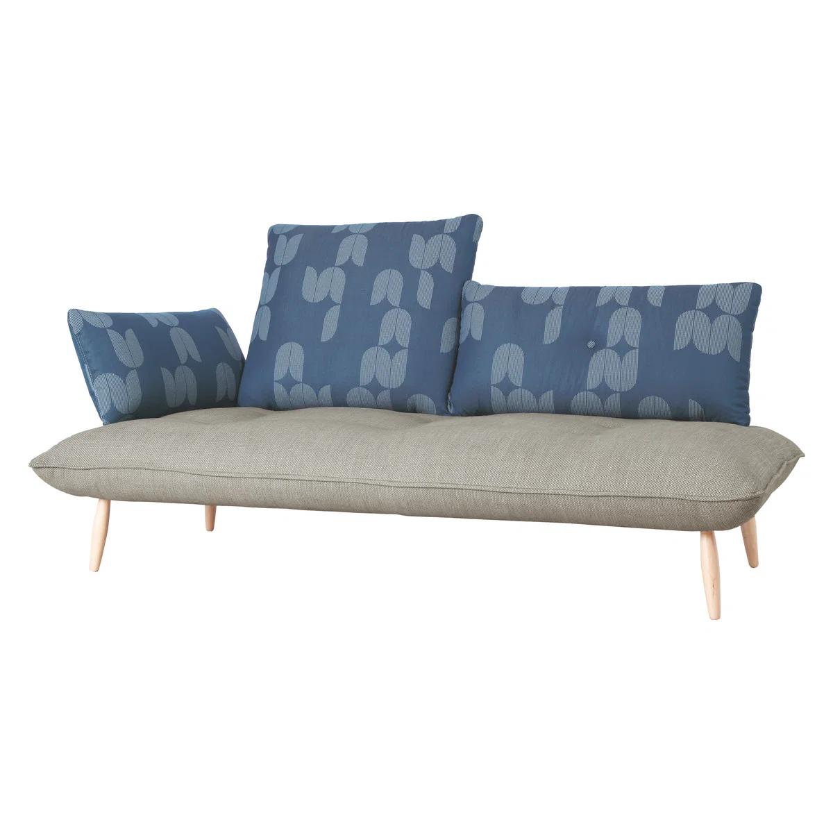 Naoko Patterned Left-Arm 3 Seater Sofa, Grey – image 2