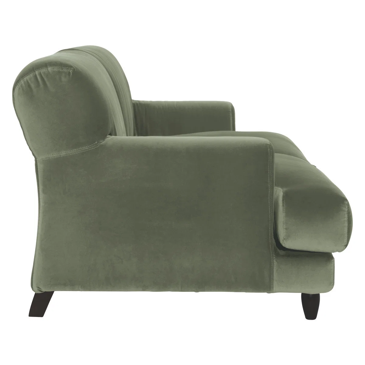 Askem Sage Green Velvet 2 Seater Sofa, Green Green – image 4