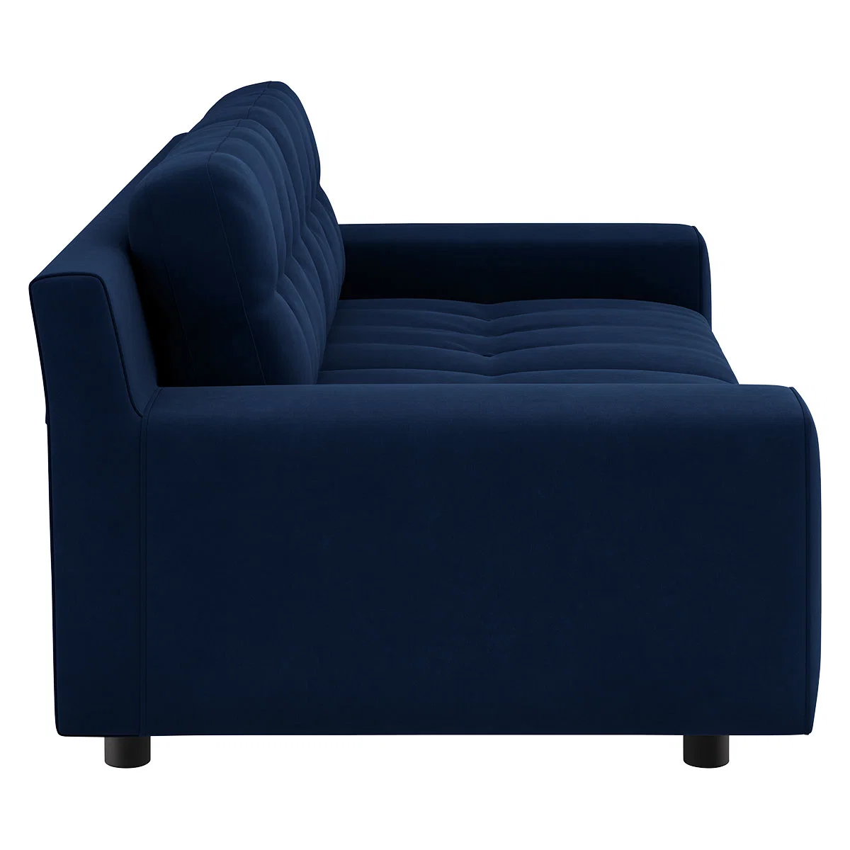 Hendricks Navy Blue Velvet 2 Seaterr Sofa, Navy – image 3
