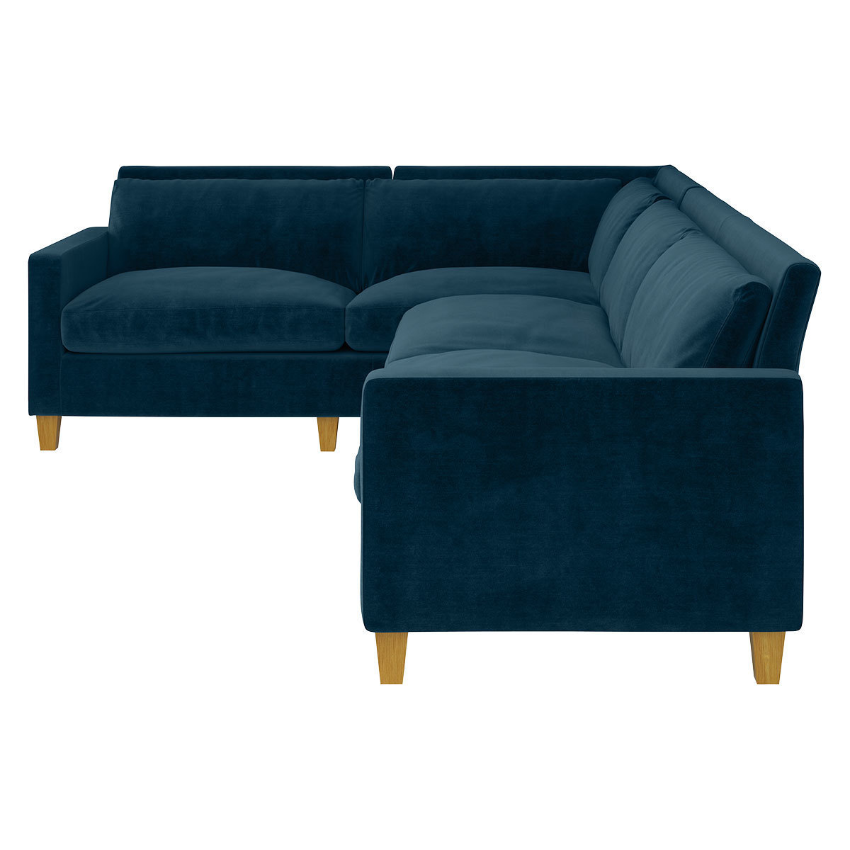 Chester Ink Blue Right-Hand 4 Seater Corner Sofa, Blue – image 4