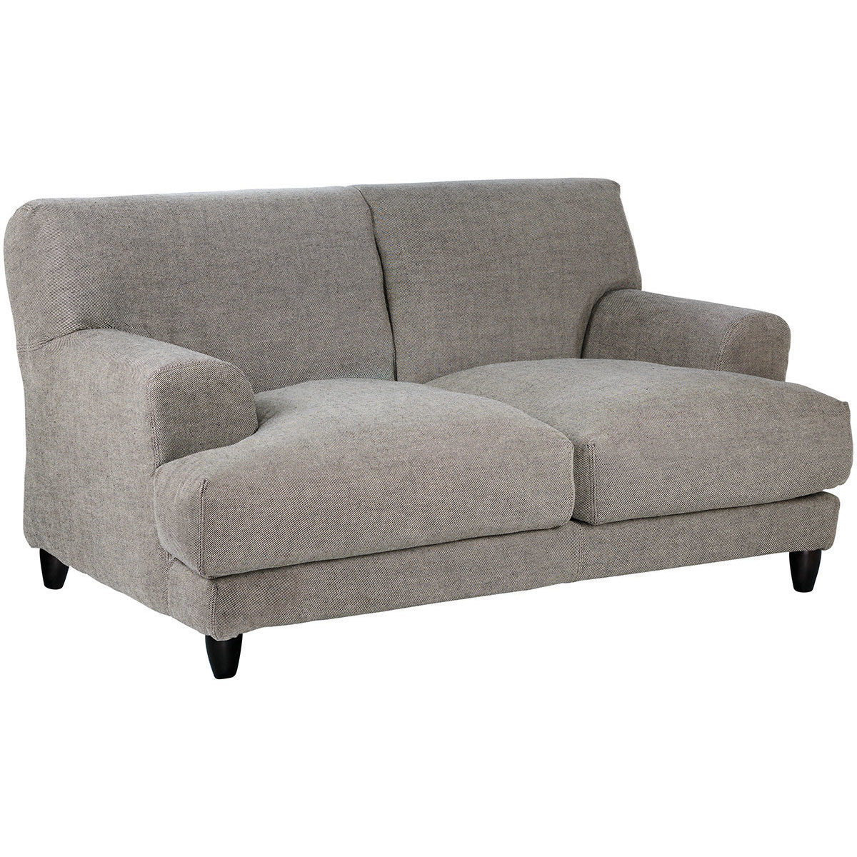 Askem Natural Woven Stripe Linen 2 Seater Sofa, Stripey – image 3