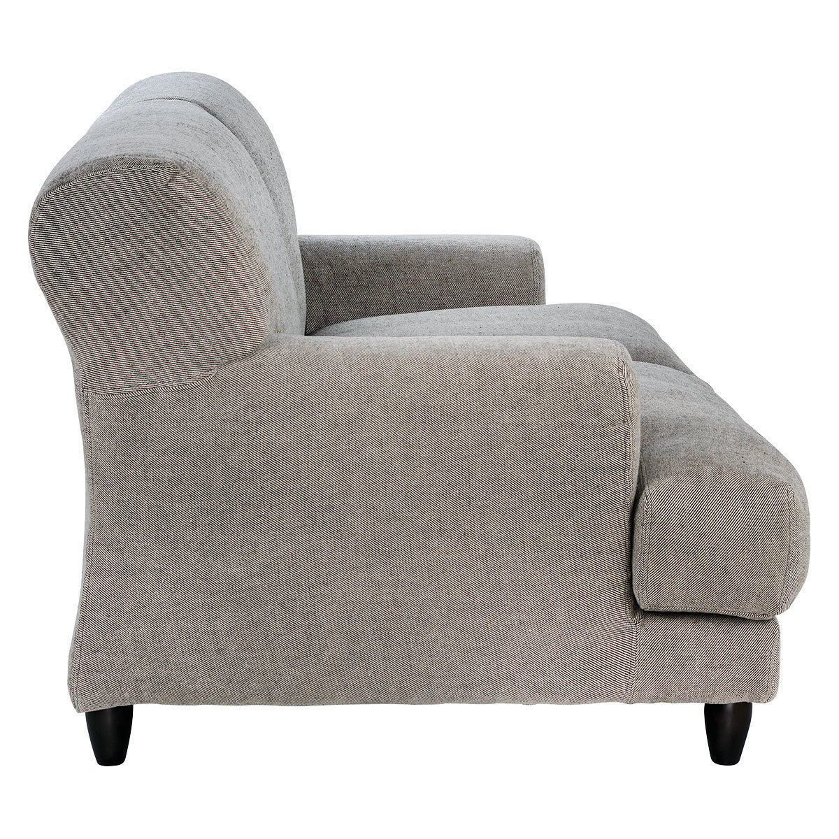 Askem Natural Woven Stripe Linen 2 Seater Sofa, Stripey – image 4