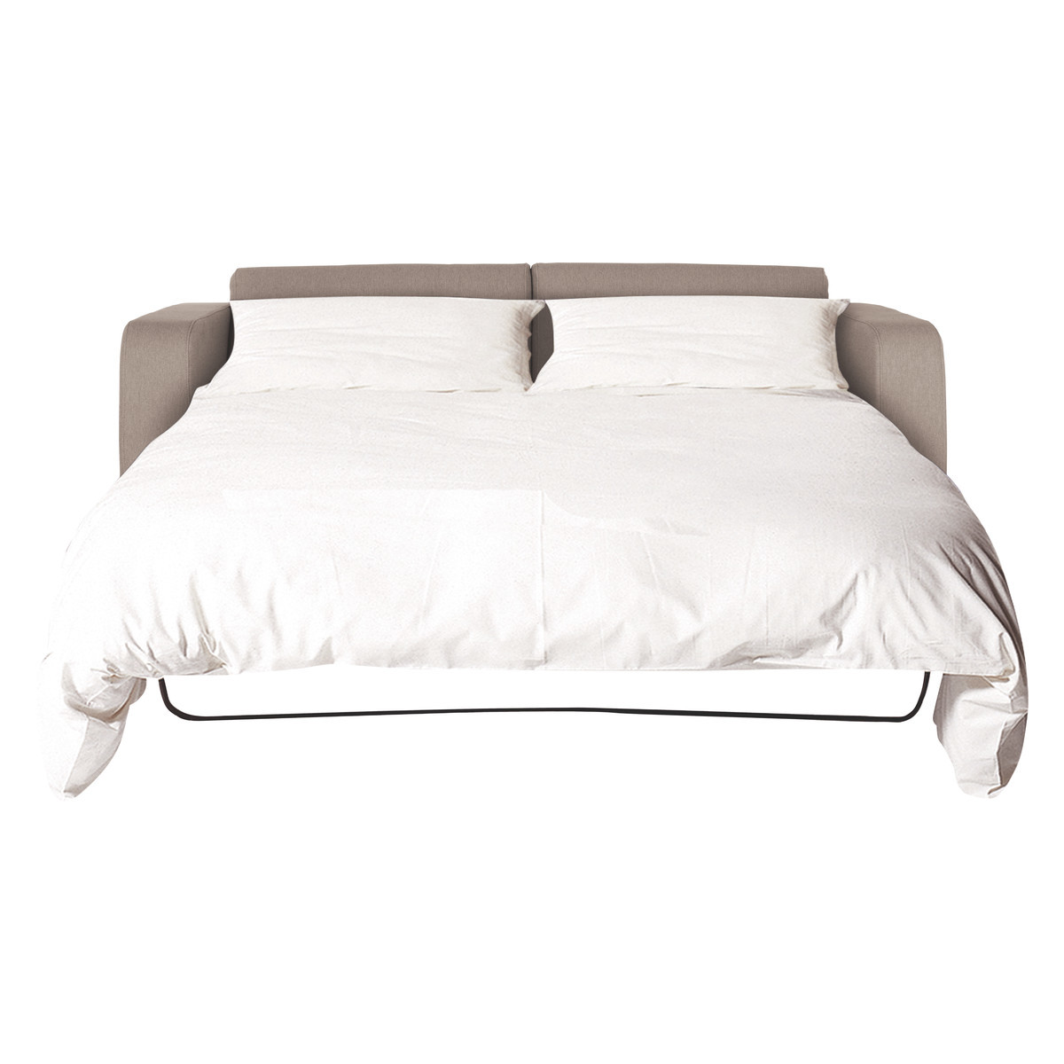 Porto Natural FaBric 3 Seater Sofa Bed, Natural – image 3