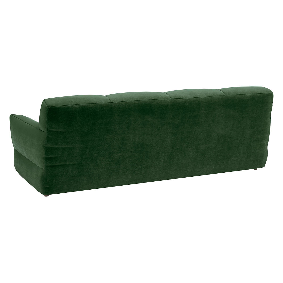 Newington Moss Green Velvet 3 Seater Sofabed, Moss Green – image 5