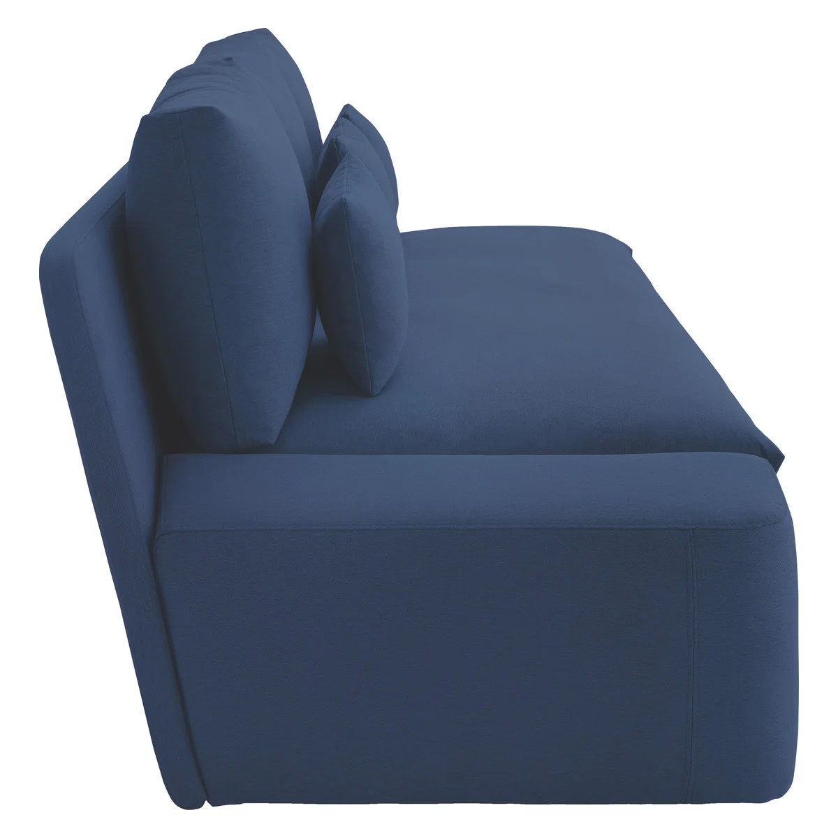 Kasha Blue Acor FaBric 4 Seater Sofa, Blue – image 4