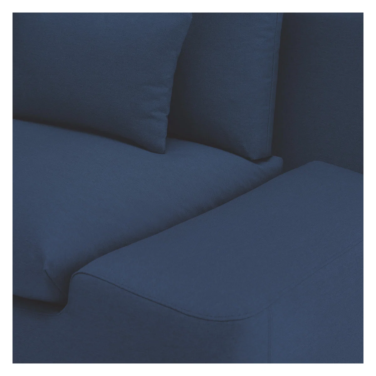 Kasha Blue Acor FaBric 4 Seater Sofa, Blue – image 6