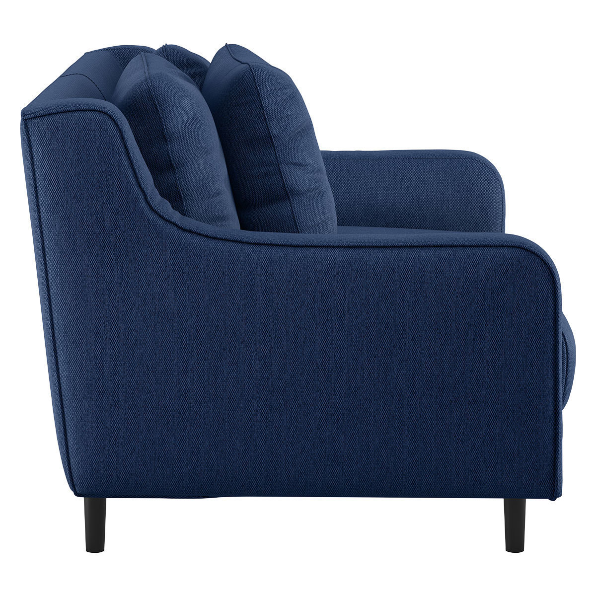 Swift Bleu FaBric Loveseat Sofa, Blue – image 4