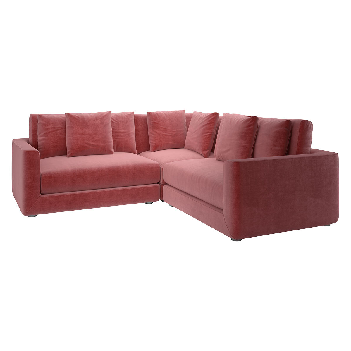 Rupert Dusty Rose Reversible Corner Sofa, Dusty Rose – image 3